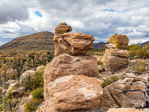 Large rock formations in Chiricahua 