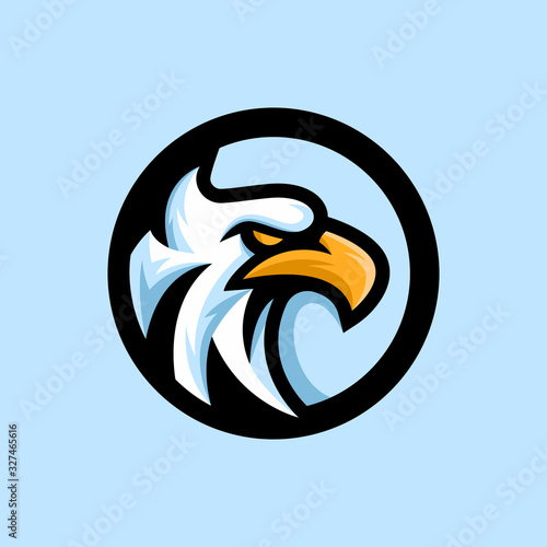 Fototapeta Projektowanie logo maskotki orła