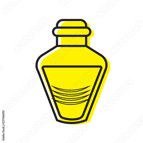 perfume icon vector flat design on white background