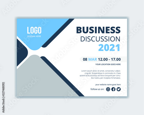 Professional corporate conference invitation template