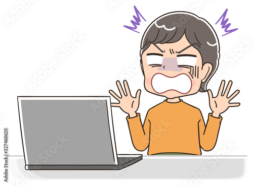 おばあちゃん シニア 女性 かわいい マンガ アニメ イラスト