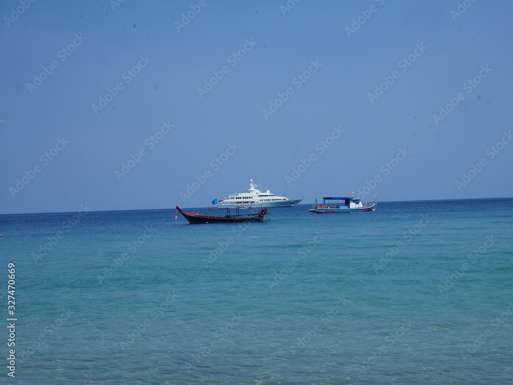 cruise ship in the sea