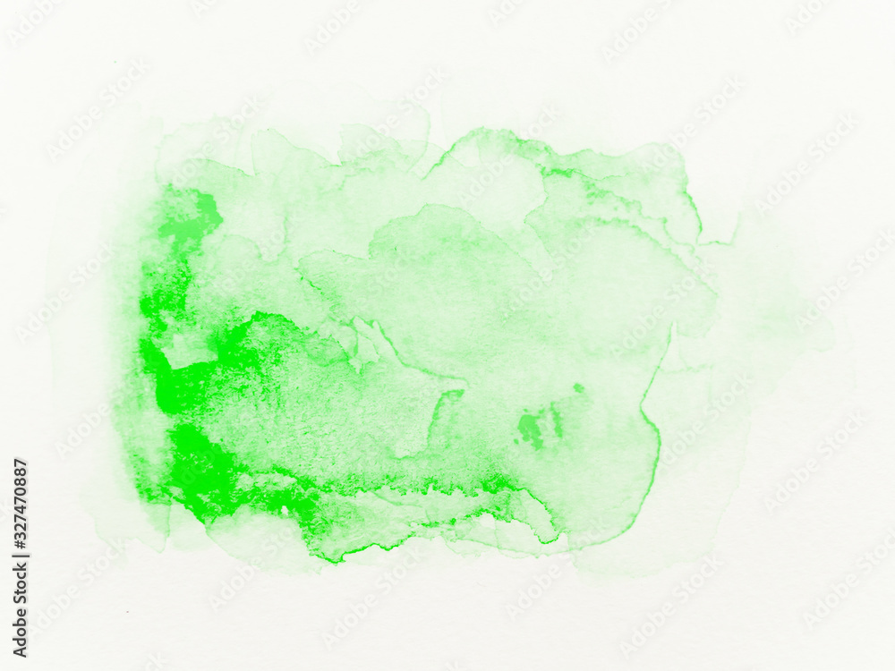 Obraz premium 水彩 緑