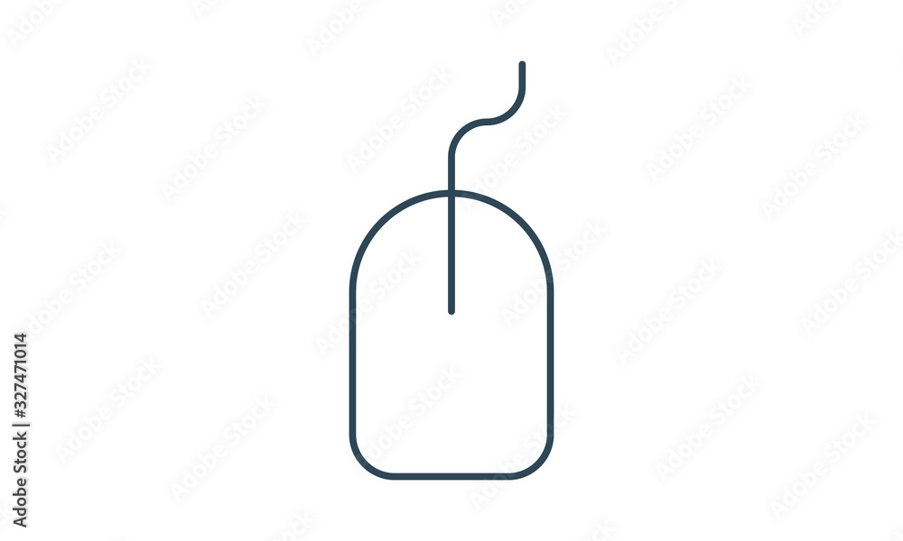 Mouse icon for navigation and computer interaction Mouse icon for navigation and computer interaction