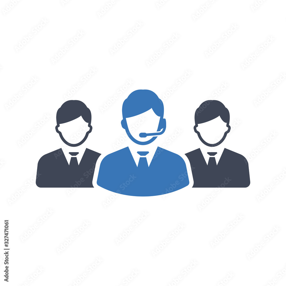 Support team icon Support team icon