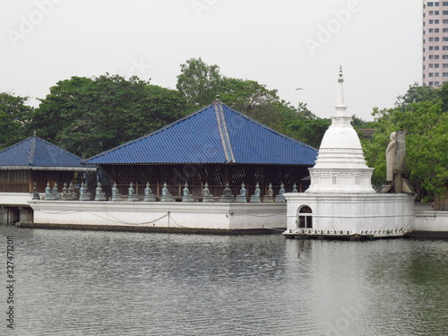 Seema Malakaya Temple in Colombo, Sri Lanka photo