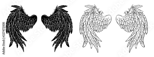 Silhouette wings