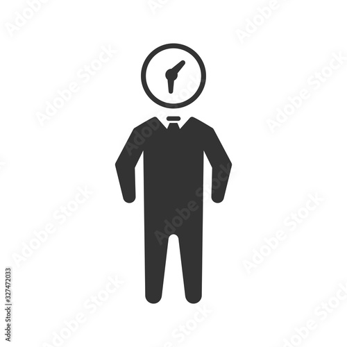 Business time plan icon