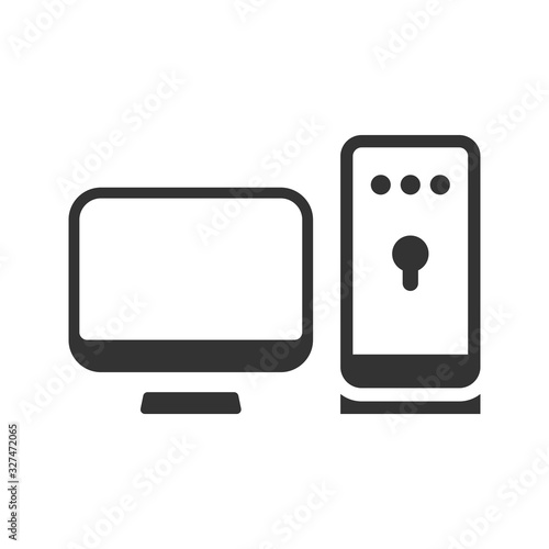 Computer desktop icon