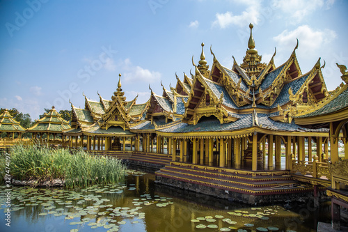 Ancient City temples  Muang Boran in Bangkok Thailand