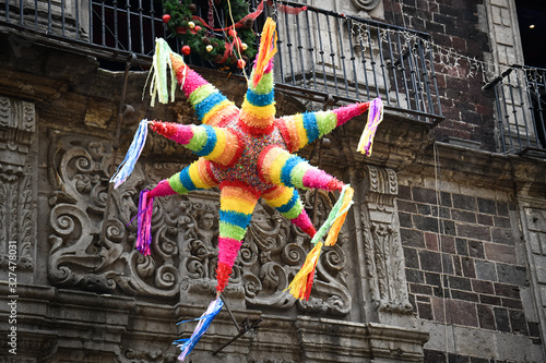 Pinata is a symbol of the Mexican culture.  photo