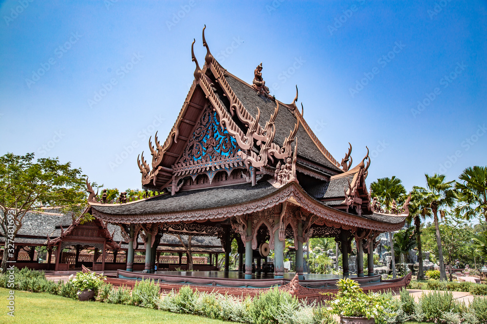 Ancient City temples, Muang Boran in Bangkok Thailand