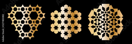 Abstract geometric ornament...