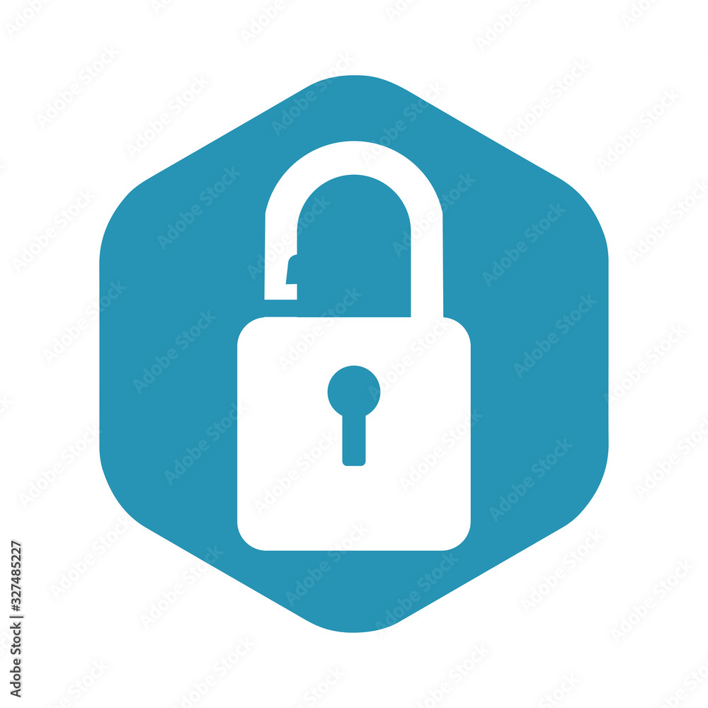 Lock icon. An open lock symbolizes access to protected files and places. Vector illustration isolated on white background for design and web. Lock icon. An open lock symbolizes access to protected files and places. Vector illustration isolated on white background for design and web.