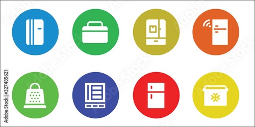fridge icon set