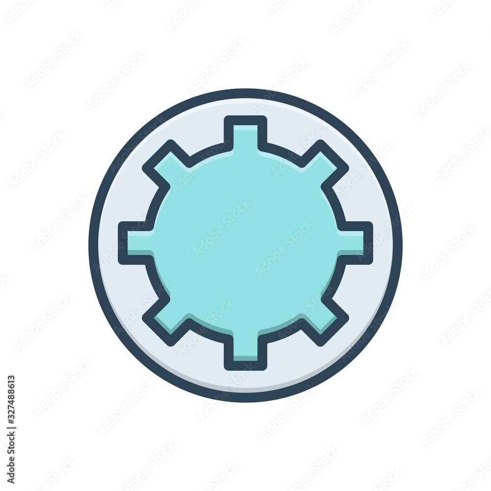 Color illustration icon for bethesda 