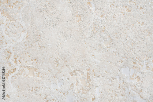 Beige limestone similar to marble natural surface or texture for floor or bathroom photo