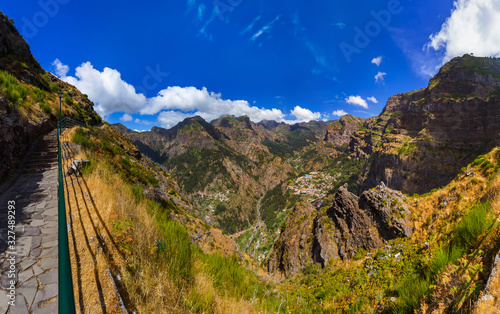 Mountain village in Madeira Portugal