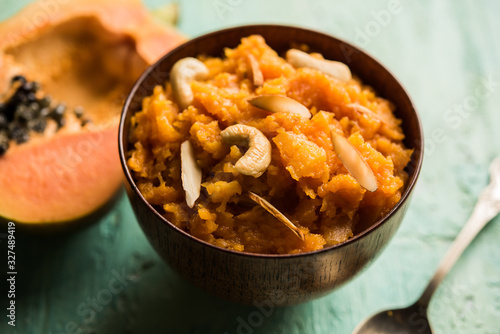 Papaya Halwa is a tasty indian sweet recipe