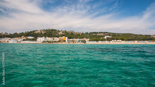 Photos panoramic view of Lido Conchiglie, a village near Santa Maria al Bagno, Salento,