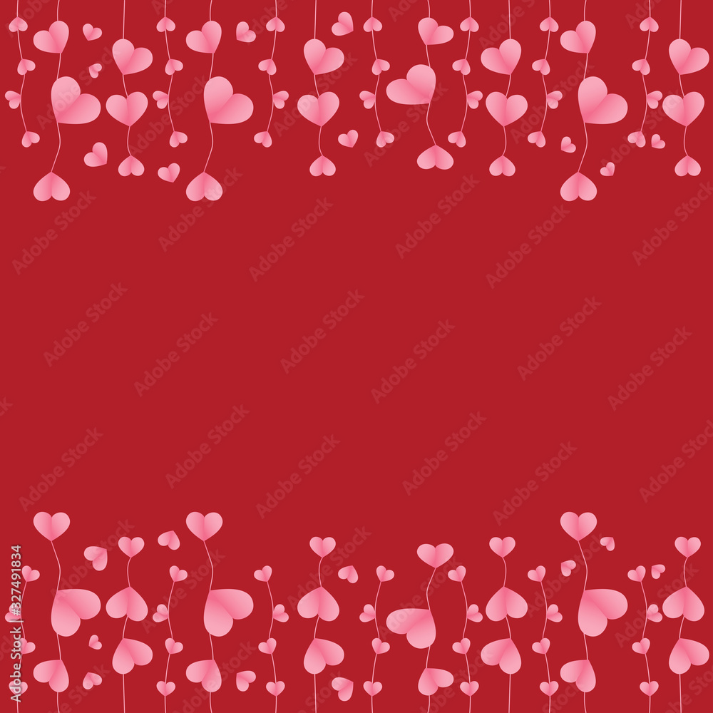 Abstract background Valentines Day. Vector illustration background for Wallpaper, flyers, invitation, posters, brochure, banners.