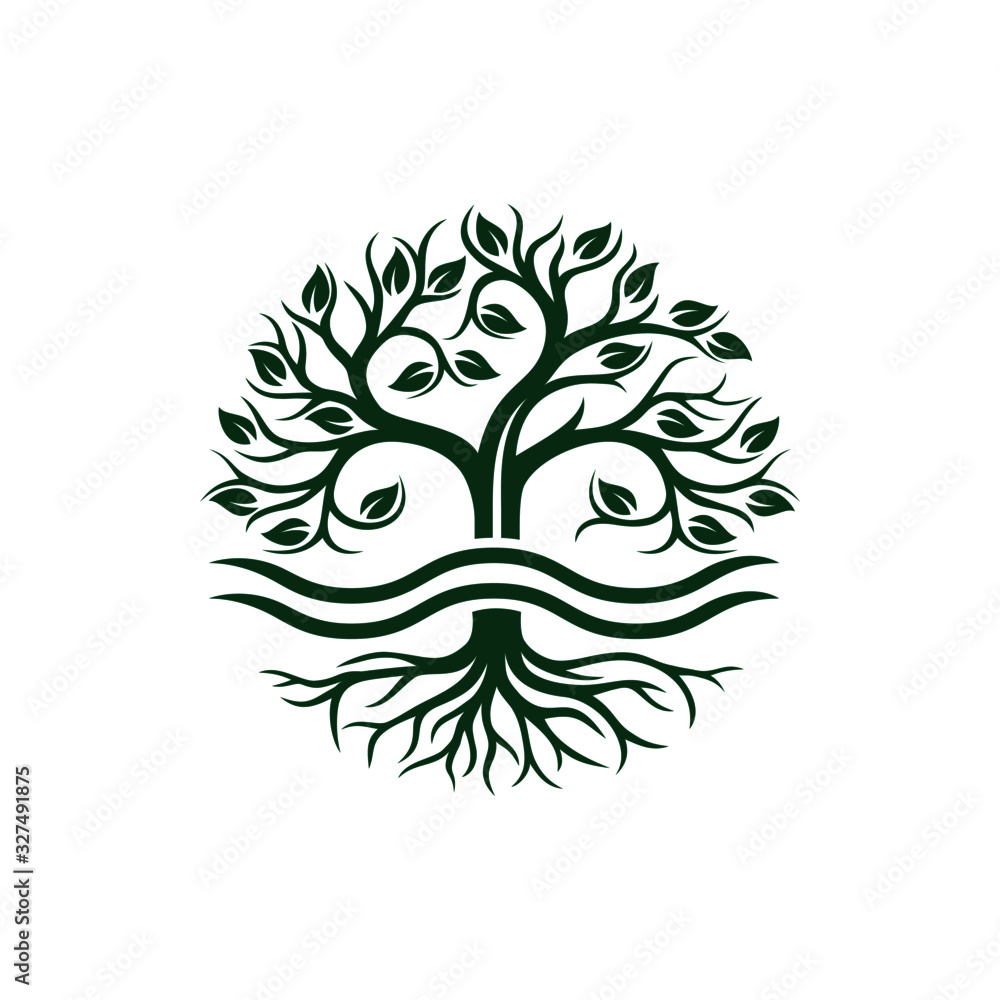 Tree nature logo vector Tree nature logo vector