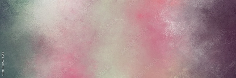 Fototapeta premium abstract painting background graphic with rosy brown, old mauve and dim gray colors and space for text or image. can be used as horizontal header or banner orientation