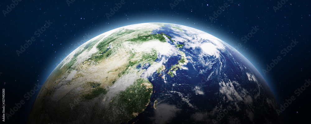 Planet Earth panoramic