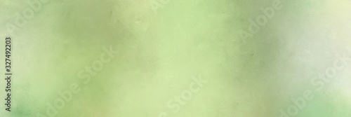 abstract painting background texture with ash gray and tea green colors and space for text or image. can be used as horizontal background texture