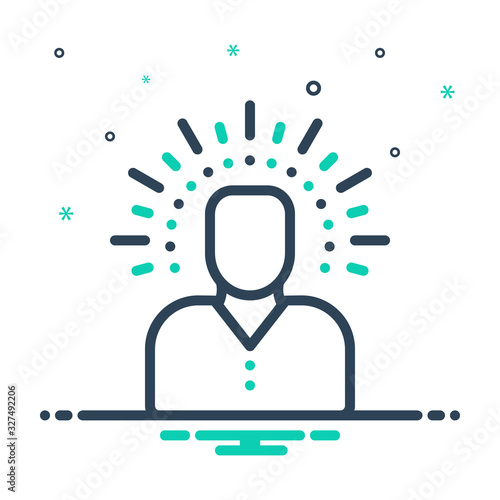 Mix icon for relax rest 