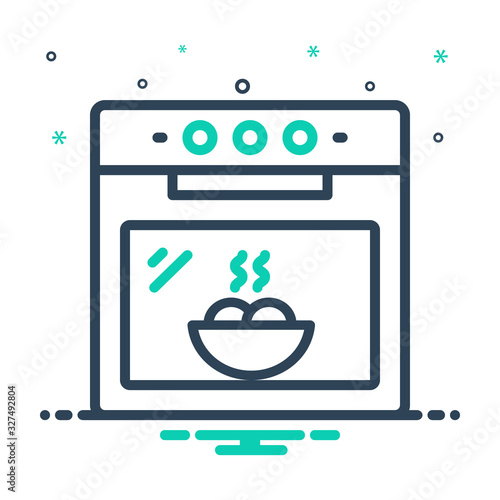 Mix icon for oven 