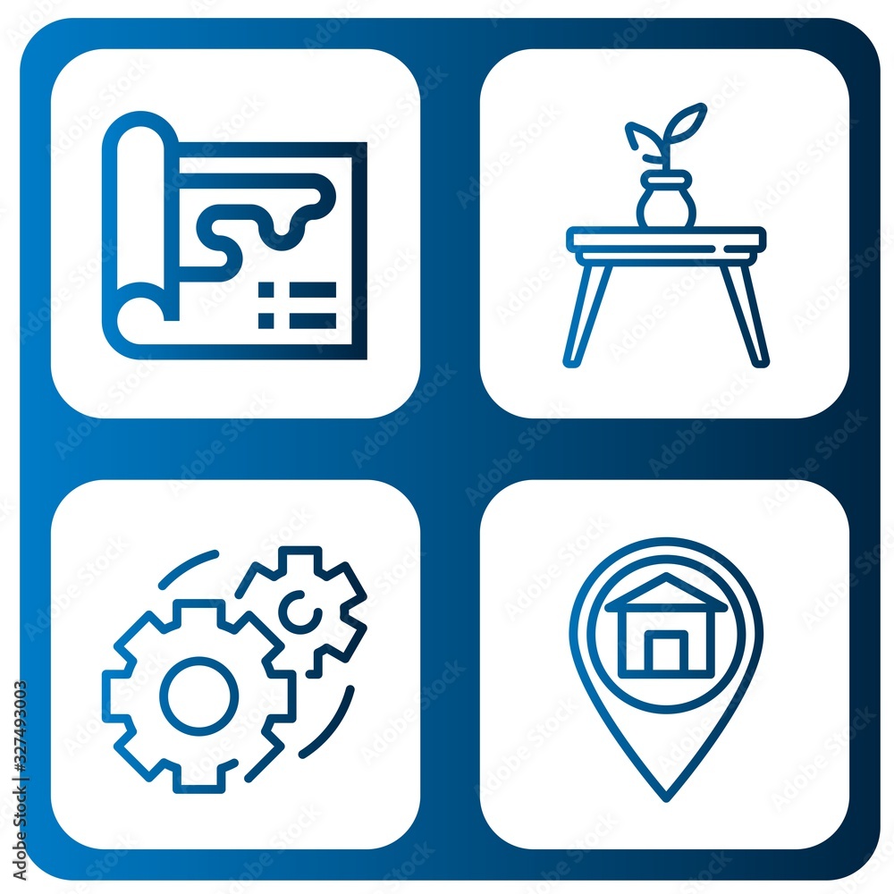 round simple icons set round simple icons set