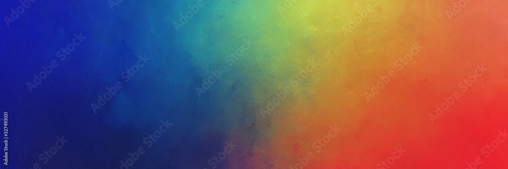 abstract painting background texture with coffee, midnight blue and dark sea green colors and space for text or image. can be used as horizontal header or banner orientation