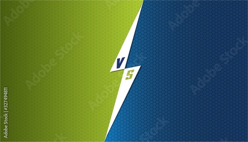 Versus vs background for battle sport game. Sport background