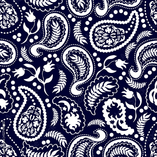 Graphic elements on dark background.