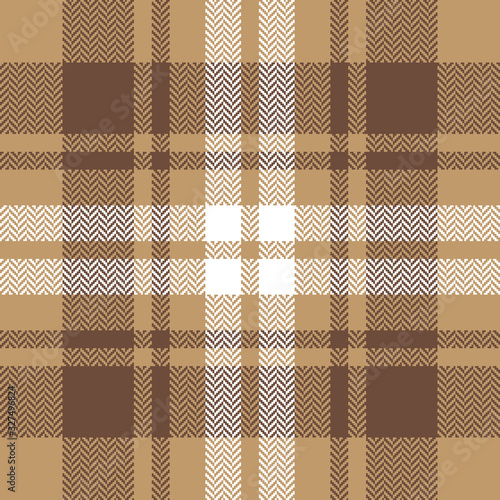 Brown plaid pixel fabric texture seamless pattern. Vector illustration  Stock Vector Image & Art - Alamy