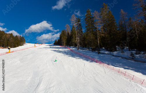 ski resort track