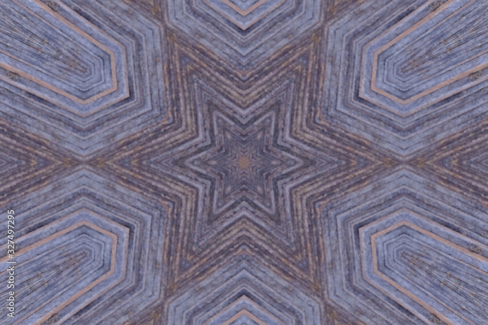 Fototapeta premium Abstract six points star for background.