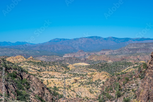 An overlooking view of nature in Apache Junction, Arizona