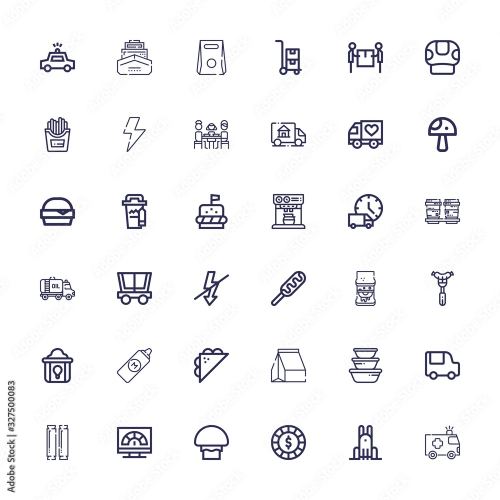 Editable 36 fast icons for web and mobile Editable 36 fast icons for web and mobile