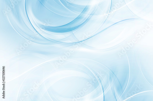 White and soft blue futuristic modern lines texture. Abstract bright waves background.