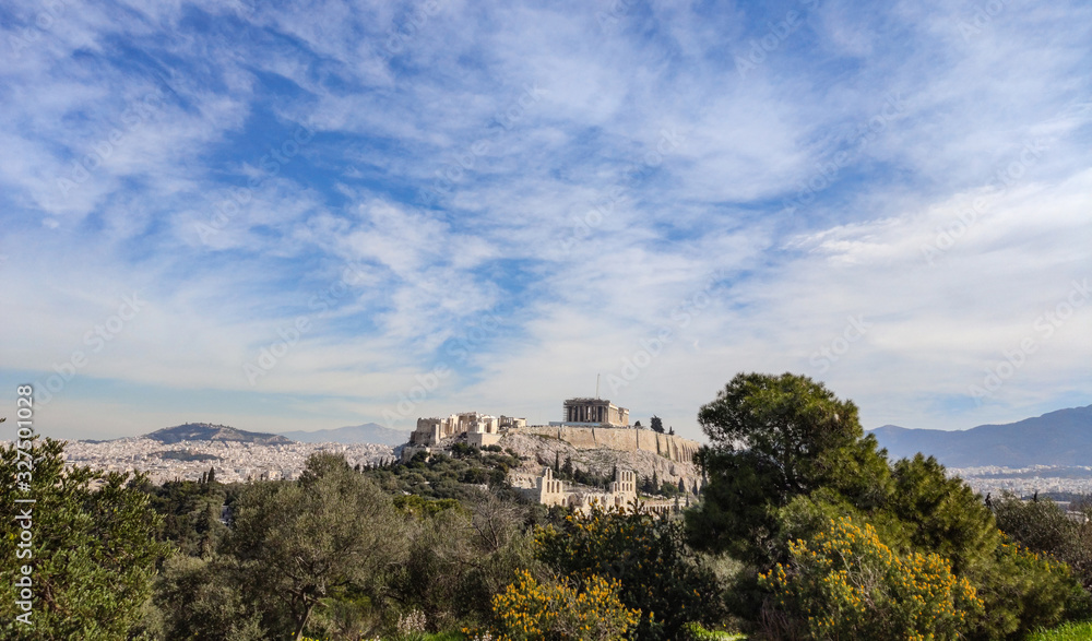 Athens, Greece. Acropolis and city