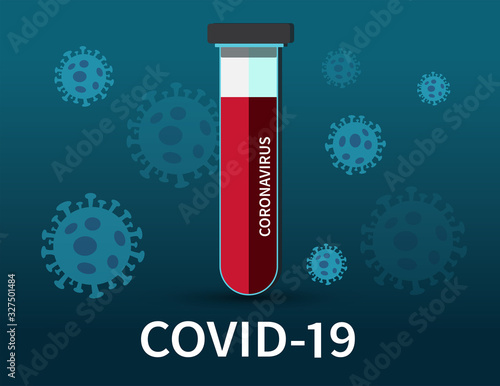 Coronavirus (COVID-19) outbreak is giving rise. Coronavirus cell. Vector illustration