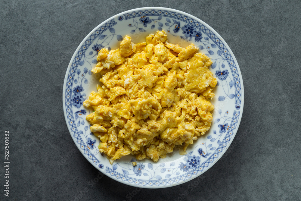 A plate of delicious and nutritious fried eggs A plate of delicious and nutritious fried eggs