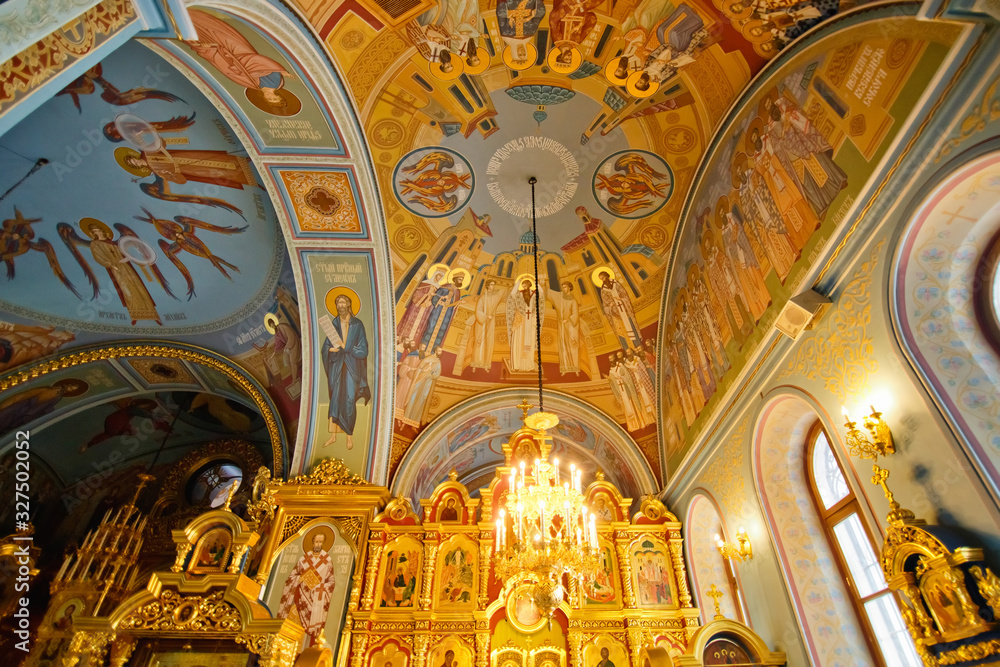 interior of an Orthodox Church 