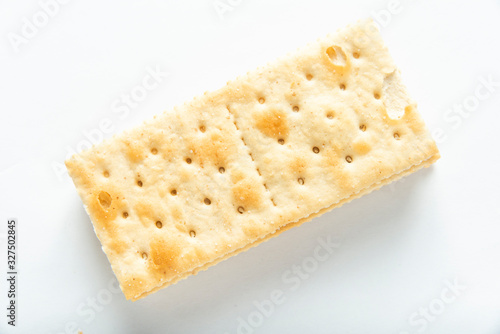 A lot of delicious and nutritious soda biscuits
