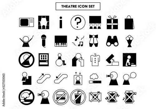 劇場アイコンセット
