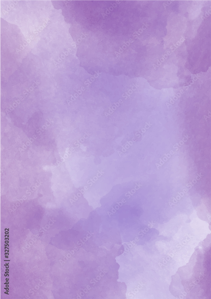 Fototapeta premium Abstract purple watercolor background. Lavender color, delicate postcard or invitation.