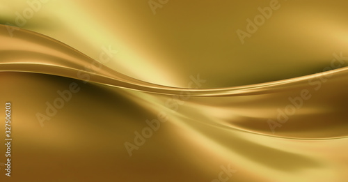 golden silk as background