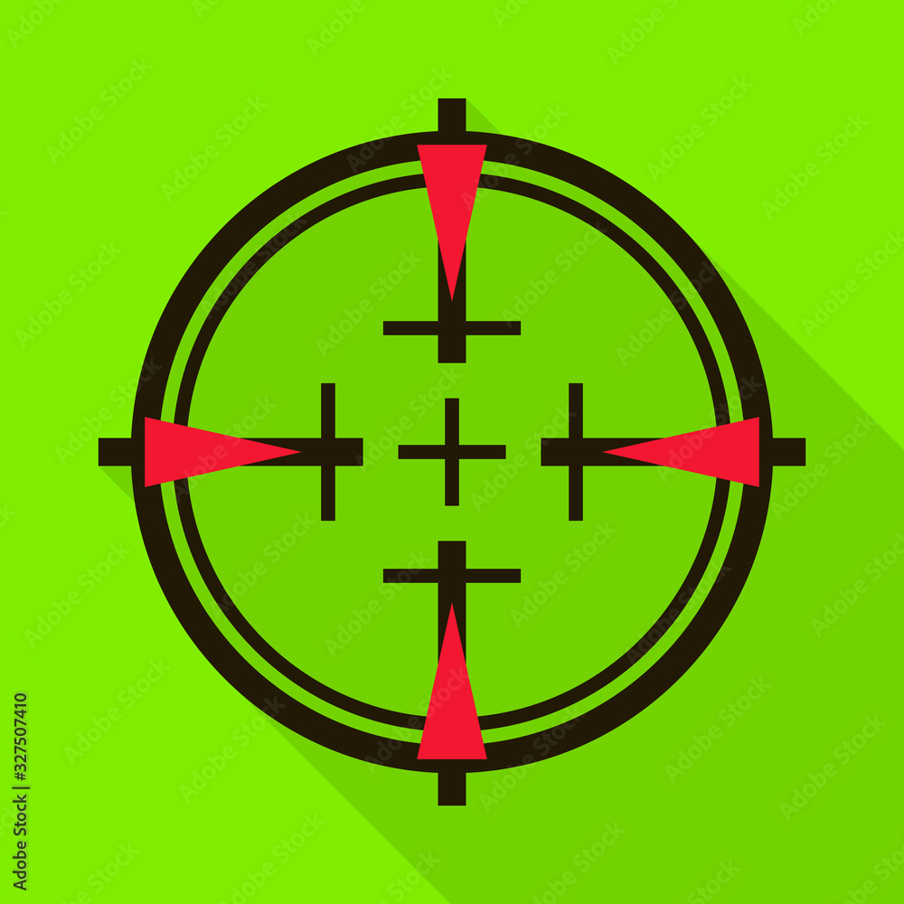 Sniper sight vector icon.Flat vector icon isolated on white background sniper sight. Sniper sight vector icon.Flat vector icon isolated on white background sniper sight.